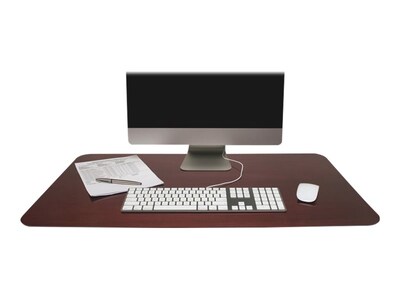 Lorell Scratch Resistance Pvc Desk Pad 36 L X 20 W Crystal Clear