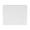 Poppin Plastic File Box, Letter Size, White (101272)