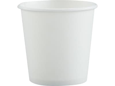 Solo Hot Cups, 4 Oz., White, 1000/Carton (374W-2050)