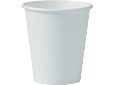 Solo Hot Cups, 6 Oz., White, 1000/Carton (376W-2050)