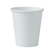 Solo Hot Cups, 6 Oz., White, 1000/Carton (376W-2050)