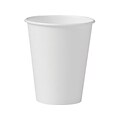 Solo Hot Cups, 8 Oz., White, 1000/Carton (378W-2050)