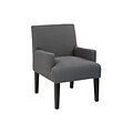 Work Smart Main Street Fabric Guest Chair, Charcoal (MST55-W12)