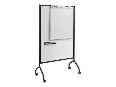 Safco Impromptu Magnetic Dry-Erase Whiteboard, Steel Frame, 6' x 4' (8511BL)