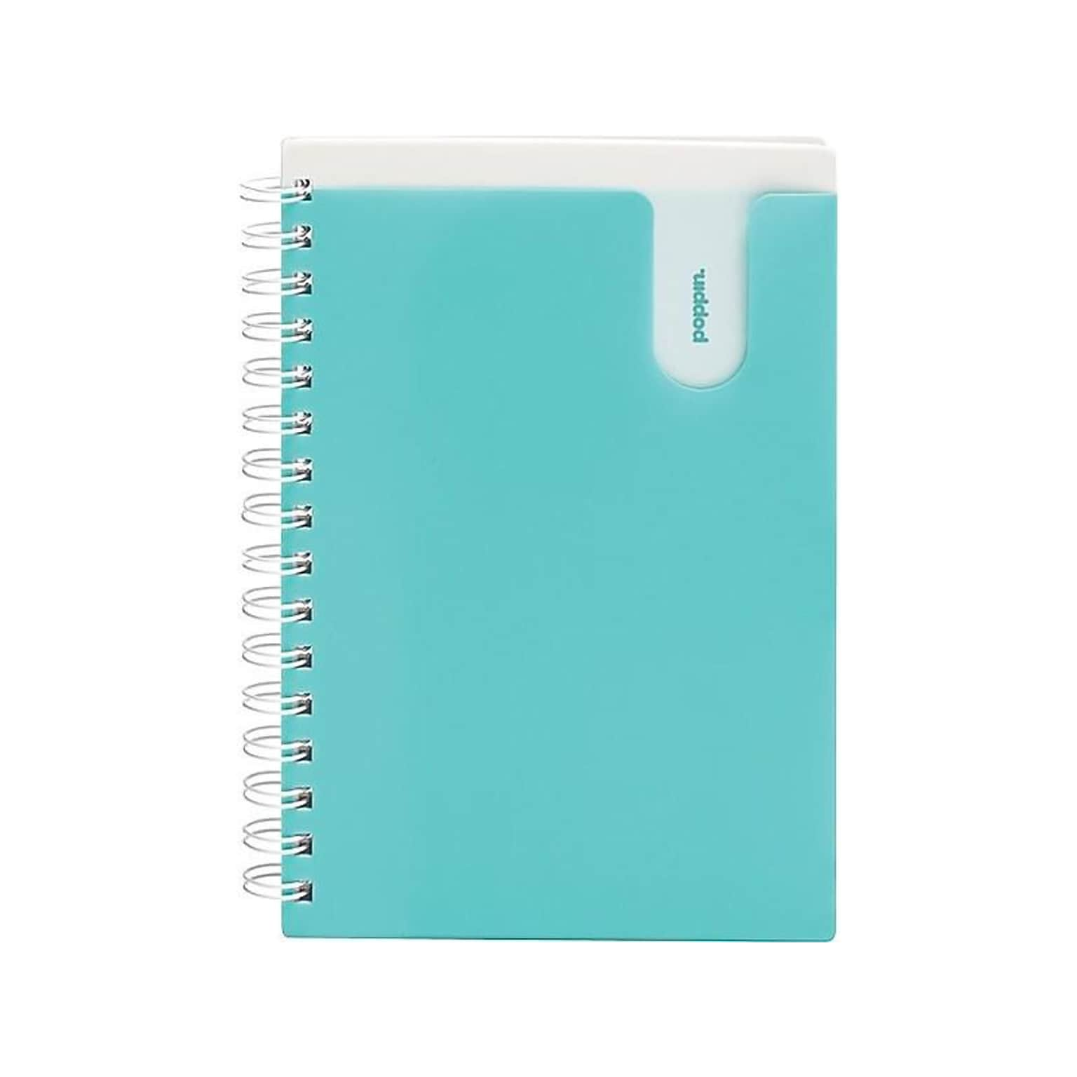 Poppin Pocket Notebook, 6 x 8.5, College Ruled, 80 Sheets, Blue (101351)