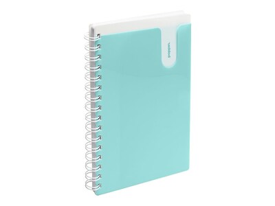 Poppin Pocket Notebook, 6" x 8.5", College Ruled, 80 Sheets, Blue (101351)