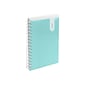 Poppin Pocket Notebook, 6" x 8.5", College Ruled, 80 Sheets, Blue (101351)