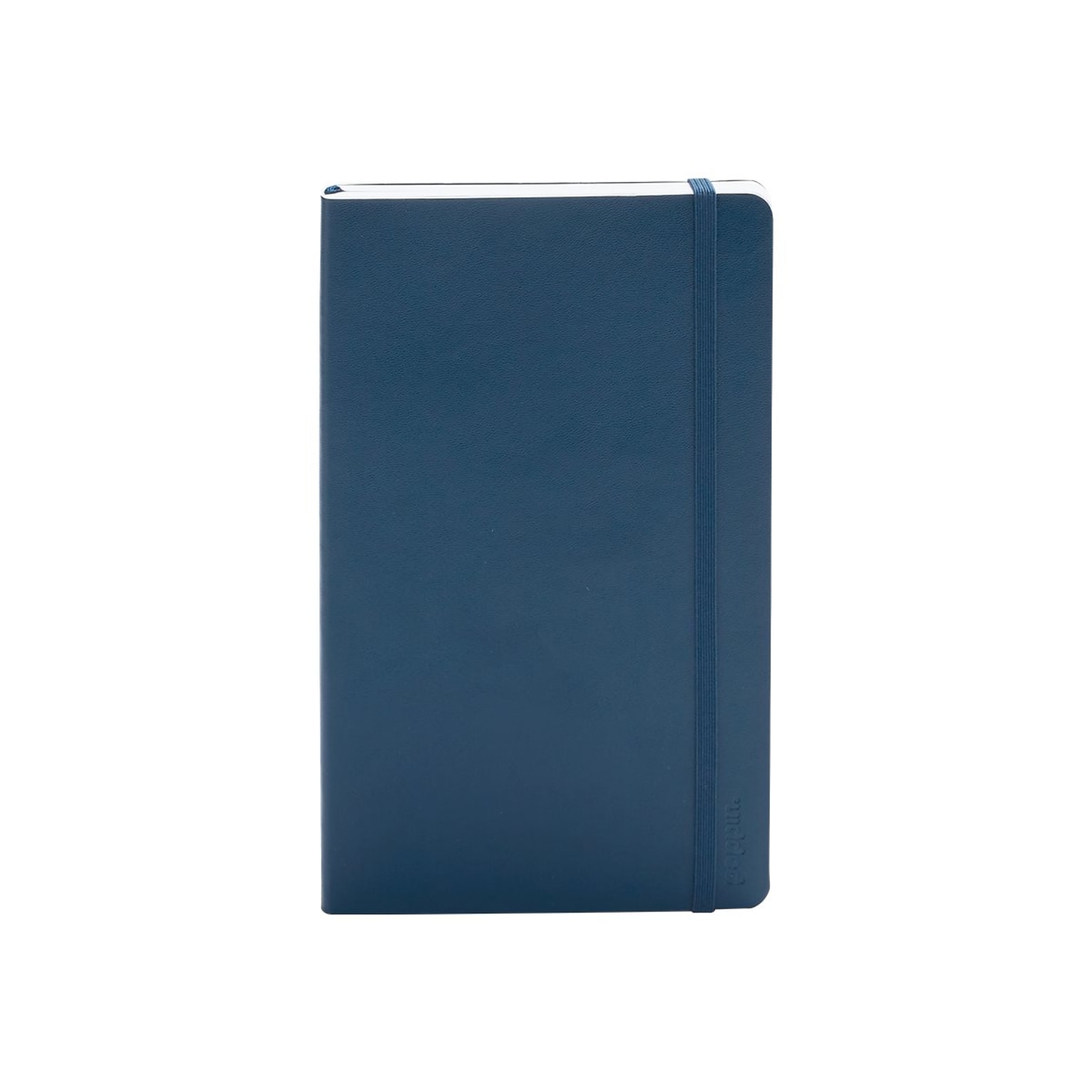 Poppin Professional Notebook, 5 x 8.25, College Ruled, 96 Sheets, Navy Blue (100358)