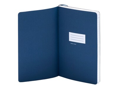 Poppin Professional Notebooks, 5" x 8.25", College Ruled, 96 Sheets, Blue (100358)