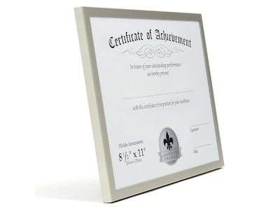 Lawrence Frames Document Metal Certificate Frame, Aluminum (240181)