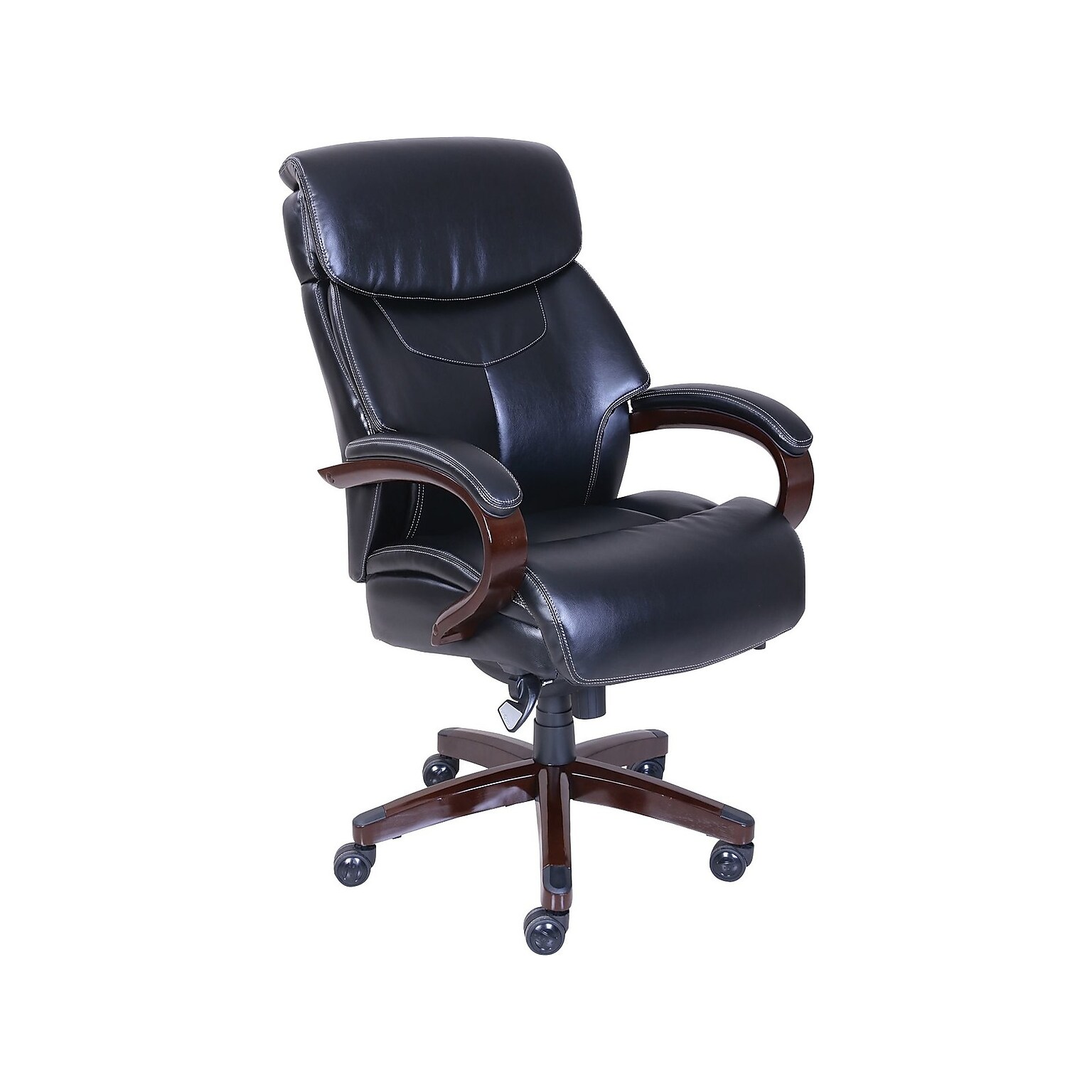 La-Z-Boy Bradley Bonded Leather Executive Chair, Black (46089-CC)