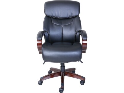 La-Z-Boy Bradley Bonded Leather Executive Chair, Black (46089-CC)