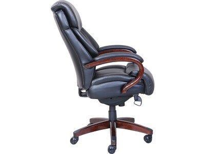 La-Z-Boy Bradley Bonded Leather Executive Chair, Black (46089-CC)