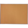 Quartet Cork Bulletin Board, Aluminum Frame, 8 x 4 (85349)
