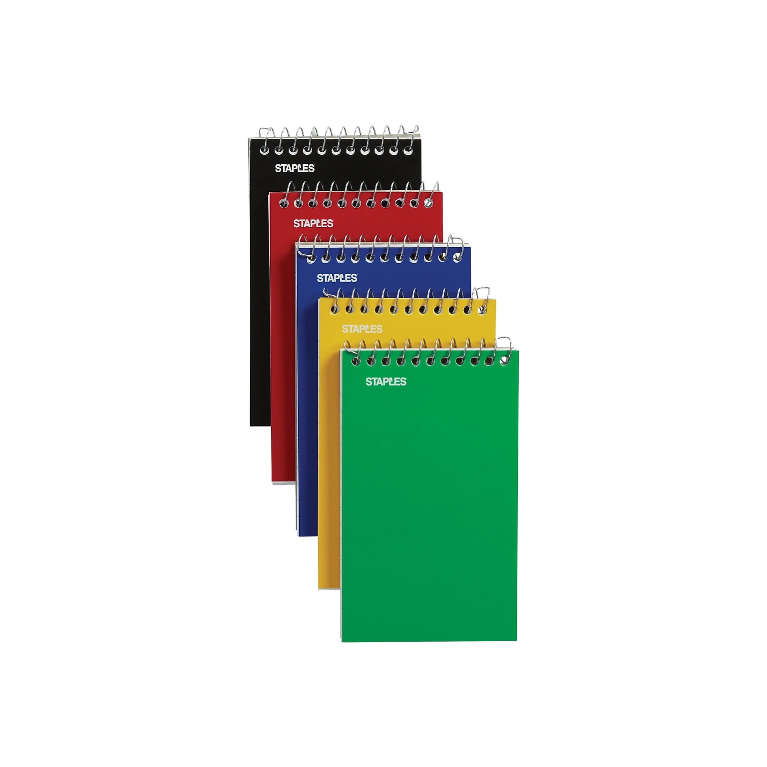 Staples Memo Pads, 3 x 5, College Ruled, Assorted Colors, 75 Sheets/Pad, 240 Pads/Pack (TR11491CT)