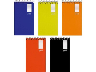 Staples Memo Pads, 3" x 5", College Ruled, Assorted Colors, 75 Sheets/Pad, 240 Pads/Pack (TR11491CT)