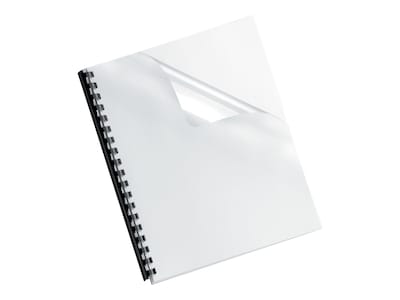 Fellowes Crystals Presentation Covers, Letter Size, Clear, 200/Pack (5204303)