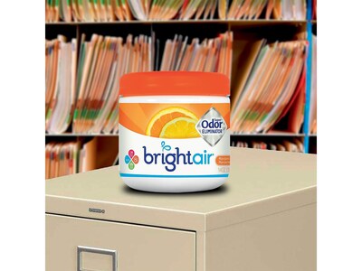Bright Air Super Odor Eliminator Solid Air Freshener, Mandarin Orange & Fresh Lemon (900013)