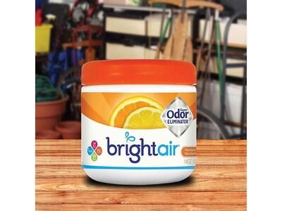 Bright Air Super Odor Eliminator Solid Air Freshener, Mandarin Orange & Fresh Lemon (900013)