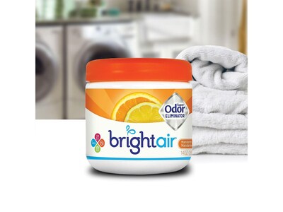 Bright Air Super Odor Eliminator Solid Air Freshener, Mandarin Orange & Fresh Lemon (900013)