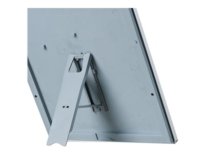 Azar Sign Holders, 8.5" x 11", Silver Aluminum, 10/Pack (300208-SLV)