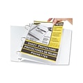 C-Line Topper Standard Weight Sheet Protectors, 8-1/2 x 11, Clear, 100/Box (90125) (CLI90125)