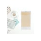 JAM Paper® Plastic Envelopes with Button and String Tie Closure, Legal Size, Clear, 12/Pack (119B1CL)