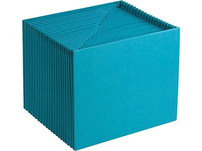 Smead Expanding File, A-Z Index, Letter Size, 21-Pocket, Teal (70717)