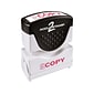 Cosco Accu-Stamp 2 Pre-Inked Stamp, "COPY", Red Ink (COS035594)