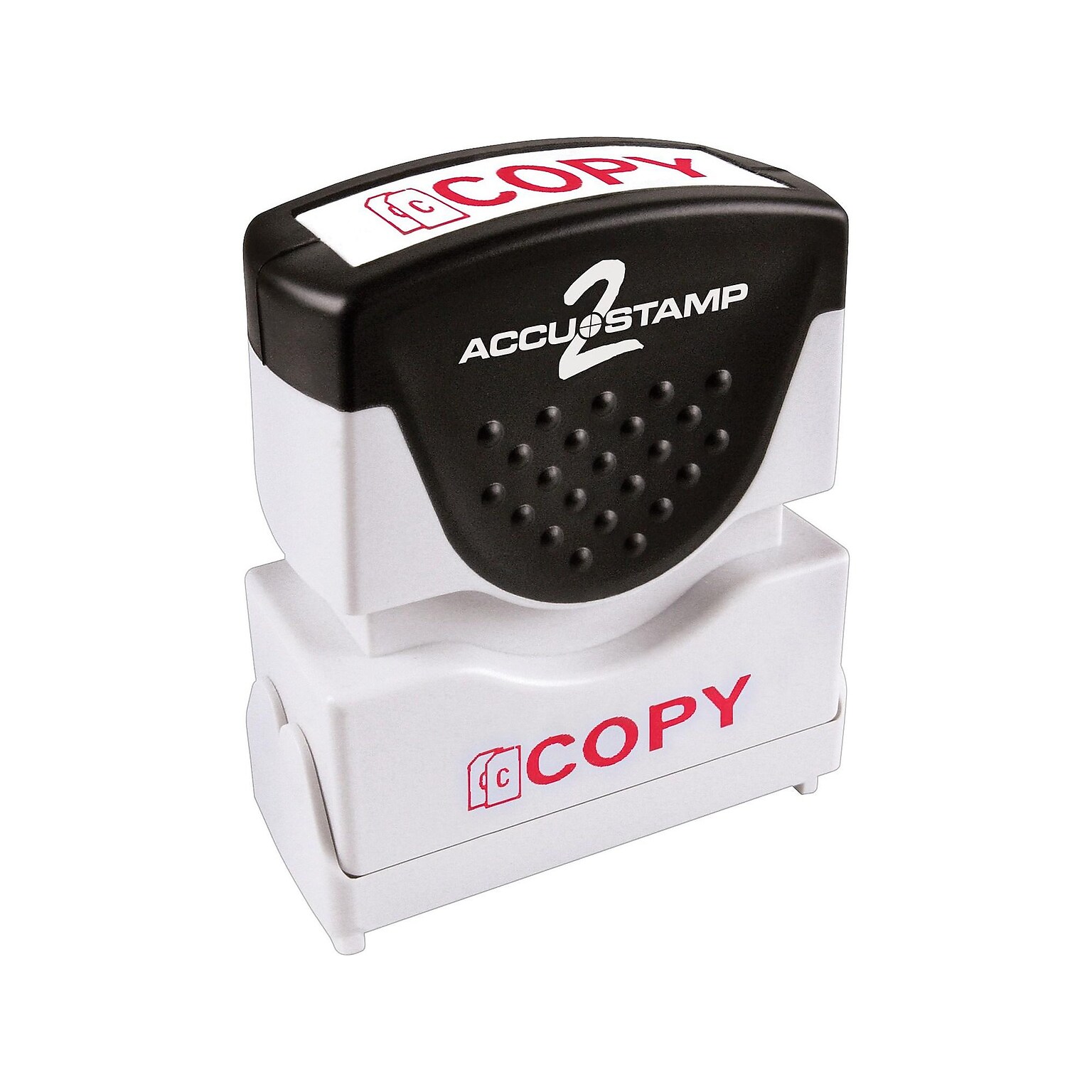 Cosco Accu-Stamp 2 Pre-Inked Stamp, COPY, Red Ink (COS035594)