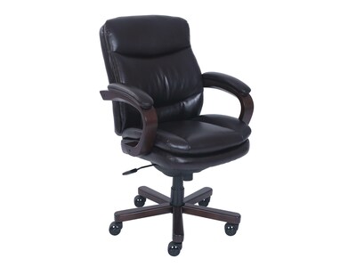 La-Z-Boy Cypress Leather Manager Chair, Espresso Brown (48819)