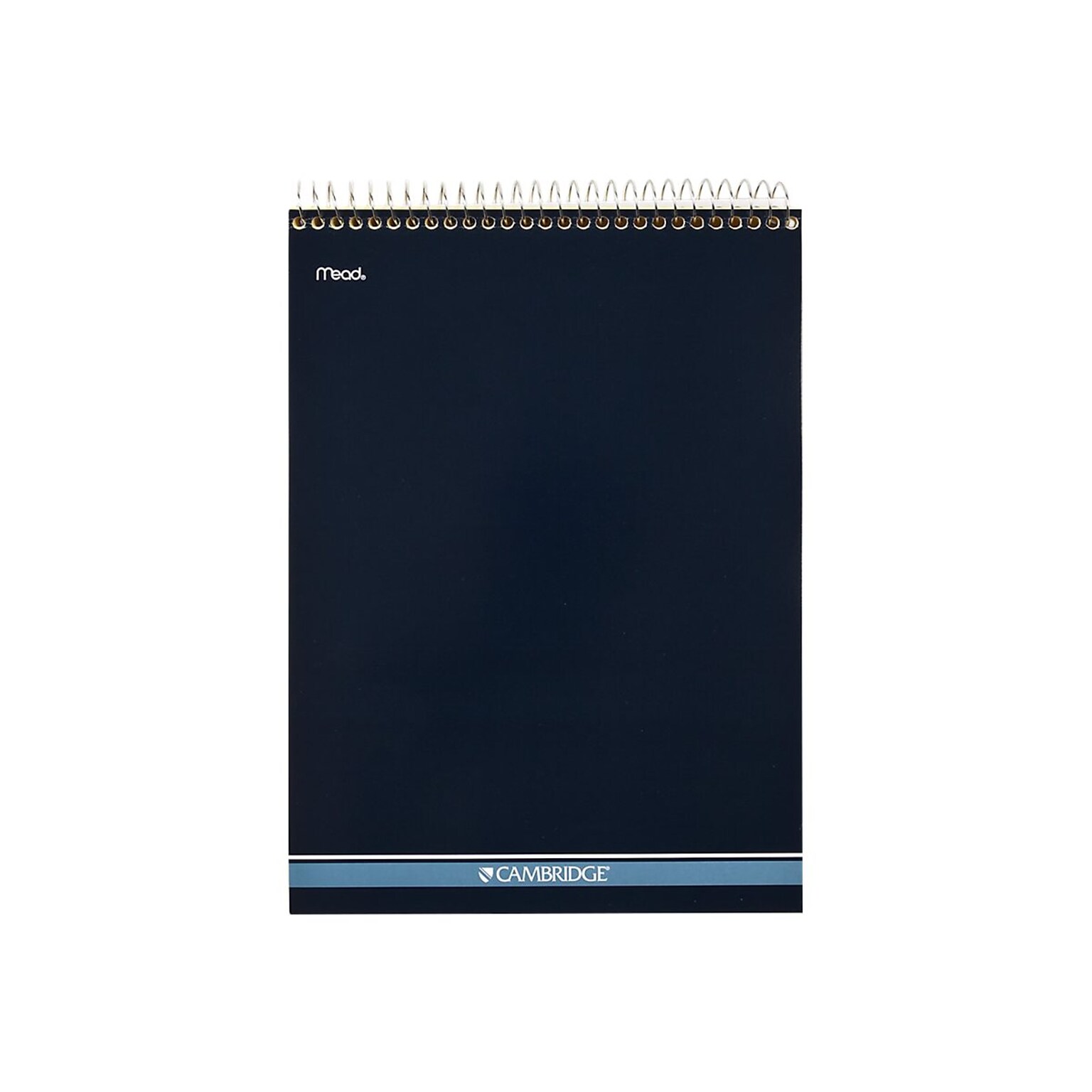 Cambridge Steno Pad, 8.5 x 11, Wide Ruled, Blue, 70 Sheets/Pad (MEA59880)