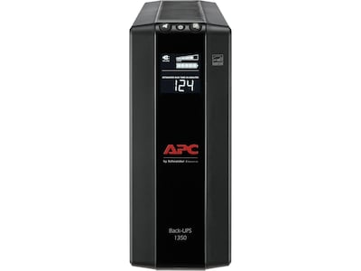 APC Back UPS Pro 1350VA Battery Backup and Surge Protector, 10-Outlets, Black (BX1350M)