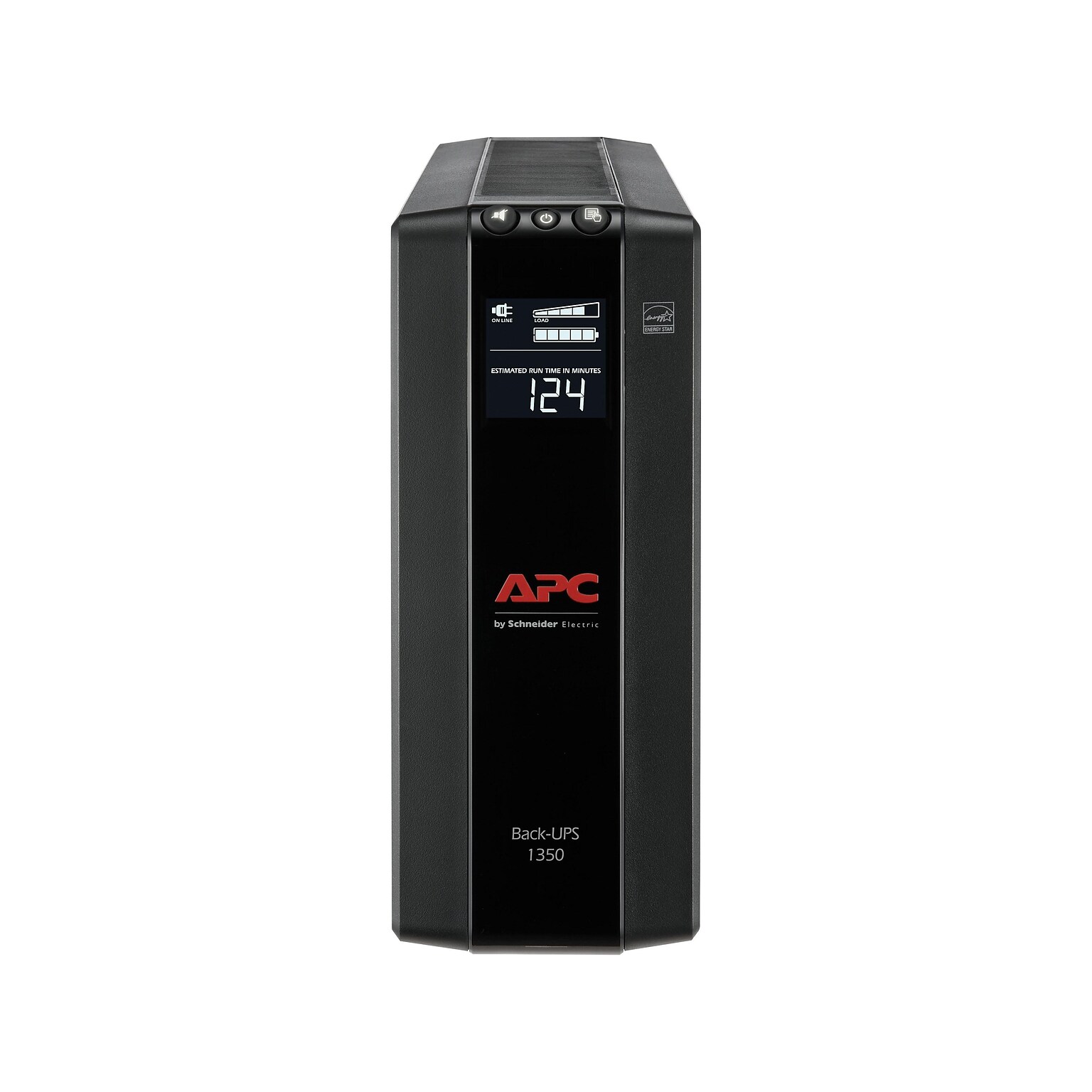 APC Back UPS Pro 1350VA Battery Backup and Surge Protector, 10-Outlets, Black (BX1350M)