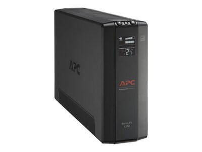 APC Back UPS Pro 1350VA Battery Backup and Surge Protector, 10-Outlets, Black (BX1350M)