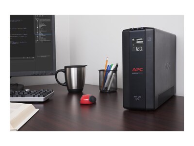 APC Back UPS Pro 1350VA 10-Outlet Battery Backup and Surge Protector, Black (BX1350M)