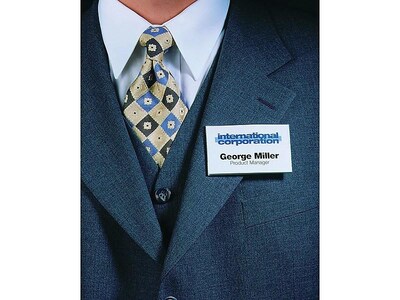 Durable Click Fold ID Badge Holders, Clear, 10/Pack (8215-19)