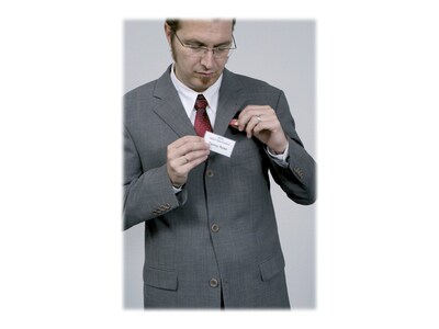 Durable Click Fold ID Badge Holders, Clear, 10/Pack (8215-19)