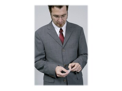 Durable Click Fold ID Badge Holders, Clear, 10/Pack (8215-19)