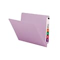 Smead End-Tab File Folders, Shelf-Master Reinforced Straight-Cut Tab, Letter Size, Lavender, 100/Box