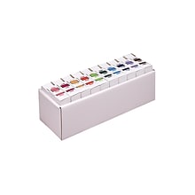 Smead BCCRN Color Coded Numeric Labels - 0-9, 1.25 x 1, Assorted Colors, 500/Roll (67380)