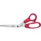 Westcott All Purpose 8 Stainless Steel Standard Scissors, Pointed Tip, Red (10703)