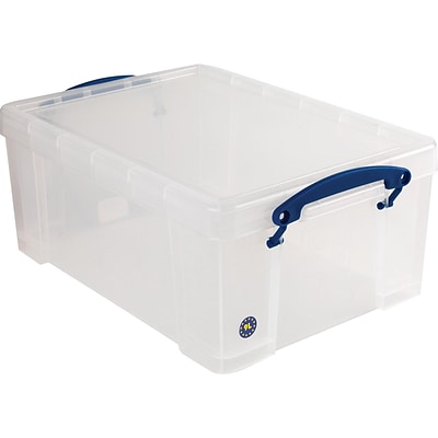 Stackable Container Tote Box 230 Ltr Plastic Removal Storage Crate 
