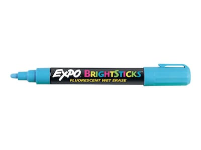 Expo BrightSticks Wet Erase Markers, Bullet Tip, Assorted, 5/Pack (14075)
