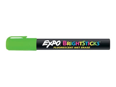 Expo BrightSticks Wet Erase Markers, Bullet Tip, Assorted, 5/Pack (14075)