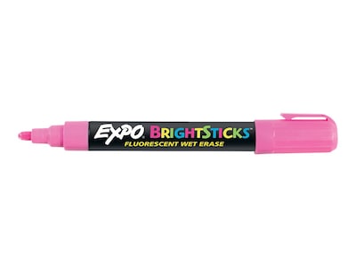 Expo BrightSticks Wet Erase Markers, Bullet Tip, Assorted, 5/Pack (14075)