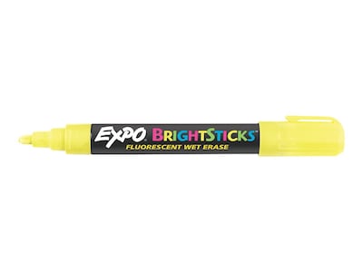 Expo BrightSticks Wet Erase Markers, Bullet Tip, Assorted, 5/Pack (14075)