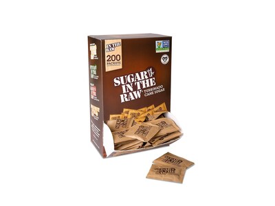 Sugar In The Raw, 200 Packets/Box (SUG50319)