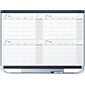 Quartet Prestige Magnetic Total Erase Calendar Whiteboard, Graphite Frame, 4 x 3 (4MCP43P2)