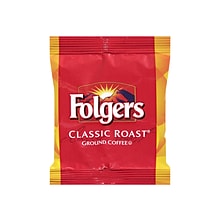 Folgers Classic Roast Ground Coffee, Medium Roast, Fraction Packs, 42/Carton (PRO18999)